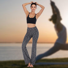 Ladda upp bild till gallerivisning, Yogabyxor med Hög Midja och Utsvängda Ben för kvinnor
