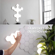 Ladda upp bild till gallerivisning, Sexkantig vÀgglampa med kreativ geometri