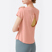 Ladda upp bild till gallerivisning, Utskärning vacker back yoga T-shirt