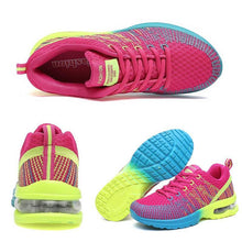 Ladda upp bild till gallerivisning, Kvinnamode Flerfärgad andningsbar Bekväm atletisk sportskor Sneakers Löparskor