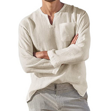 Ladda upp bild till gallerivisning, Men‘s Long-sleeved Linen Shirt