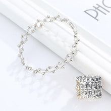 Ladda upp bild till gallerivisning, Silver Ring, Armband Och Pussel Smyckeskrin