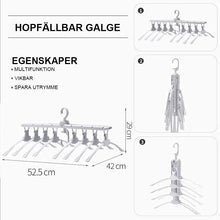 Ladda upp bild till gallerivisning, 8 i 1 Multifunktionell Hopfällbar Hängare för Platsbesparing