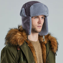Ladda upp bild till gallerivisning, Vinter Trapper hatt med öronlappar