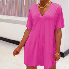 Ladda upp bild till gallerivisning, V-ringad fladdermus ärm topp & short set