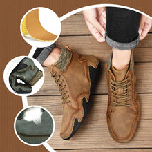 Ladda upp bild till gallerivisning, Mode läder stövlarcasual skor