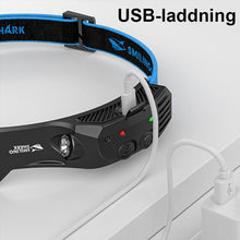Ladda upp bild till gallerivisning, Led USB uppladdningsbar kraftfull pannlampa
