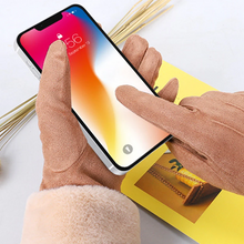 Ladda upp bild till gallerivisning, Vintervarma pekskärmshandskar för kvinnor