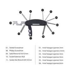 Ladda upp bild till gallerivisning, 16 in 1 Bicycle Mechanic Repair Tool Kit