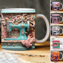 Ladda upp bild till gallerivisning, 3D Sewing Machine Printed Water Cup