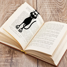 Ladda upp bild till gallerivisning, Cutout Black Kitten Bookmark