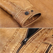 Ladda upp bild till gallerivisning, Rodeo skinnjacka i vintagestil