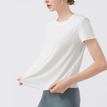 Ladda upp bild till gallerivisning, Utskärning vacker back yoga T-shirt