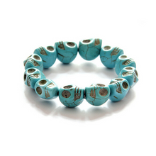 Ladda upp bild till gallerivisning, đHALLOWEENđ Skalle Stil Strandarmband
