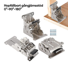 Ladda upp bild till gallerivisning, Fällbart bordsbensgångjärn