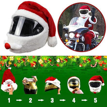 Ladda upp bild till gallerivisning, Jultomten Motorcykelhjälmskydd