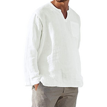 Ladda upp bild till gallerivisning, Men‘s Long-sleeved Linen Shirt