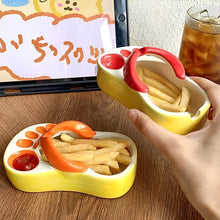 Ladda upp bild till gallerivisning, Rolig pommes frites askkopp eller tallrik