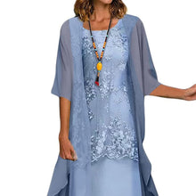 Ladda upp bild till gallerivisning, Elegant chiffongklänning i två delar