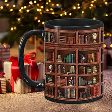 Ladda upp bild till gallerivisning, Kattbokälskare keramisk kaffemugg