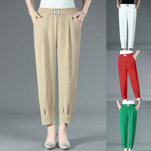 Ladda upp bild till gallerivisning, Plus Size Stretchig midja Kvinnor Casual Harem Byxor