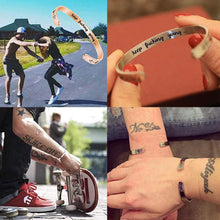 Ladda upp bild till gallerivisning, Hope Manschettarmband Gravyr (nickelfri)