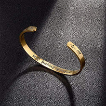 Ladda upp bild till gallerivisning, Hope Manschettarmband Gravyr (nickelfri)