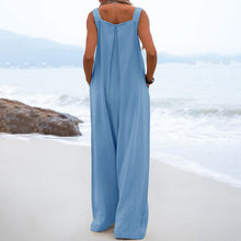 Ladda upp bild till gallerivisning, Enfärgad overall med breda ben