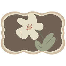 Ladda upp bild till gallerivisning, Superabsorberande blomma halkfri matta för badrum