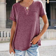 Ladda upp bild till gallerivisning, T-shirt med V-ringad ficka