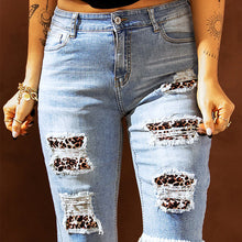 Ladda upp bild till gallerivisning, Casual jeans med hög stretcchig andel