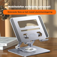 Ladda upp bild till gallerivisning, Roterande bärbar datorhållare i aluminiumlegering
