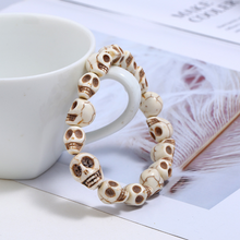 Ladda upp bild till gallerivisning, đHALLOWEENđ Skalle Stil Strandarmband