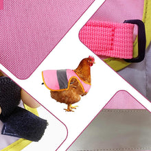 Ladda upp bild till gallerivisning, Justerbar hönssele och reflexväst för hönor som husdjur