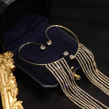 Ladda upp bild till gallerivisning, Mousserande Diamond Tassel örhängen