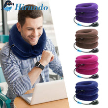 Ladda upp bild till gallerivisning, Cervikal draganordning, uppblåsbart nackstöd