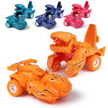 Ladda upp bild till gallerivisning, Transformerande glidande dinosaurieleksaksbil