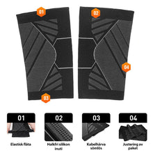 Ladda upp bild till gallerivisning, Elastiska knäskydd