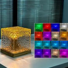 Ladda upp bild till gallerivisning, Nattljus med roterande vattenmönster