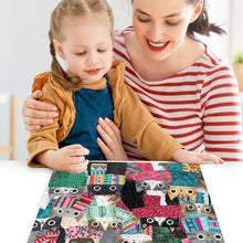 Ladda upp bild till gallerivisning, Vintriga katter 500 bitar pussel