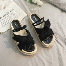Ladda upp bild till gallerivisning, Elegante Schleifensandalen mit Plateausohle für Damen