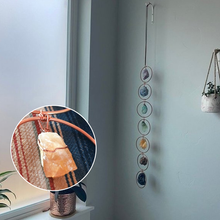Ladda upp bild till gallerivisning, Råkristall 7 Chakra Ädelstensväggdekor