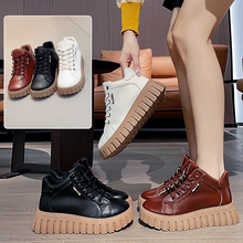 Ladda upp bild till gallerivisning, Populära lågskurna stövlar med tjock sula