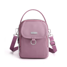 Ladda upp bild till gallerivisning, Lätt vattentät crossbody-väska med flera fickor