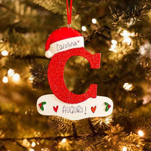 Ladda upp bild till gallerivisning, Gör-det-själv Bokstäver Jul Hängande Ornament