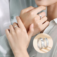 Ladda upp bild till gallerivisning, En kyss Sterling Silver Par Ringar Alla hjärtans dag presentguide