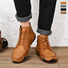 Ladda upp bild till gallerivisning, Mode läder stövlarcasual skor