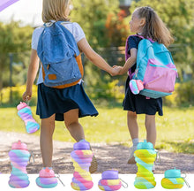 Ladda upp bild till gallerivisning, Söta hopfällbara vattenflaskor i silikon