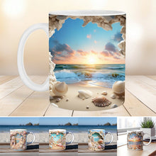 Ladda upp bild till gallerivisning, Mugg i strandstil