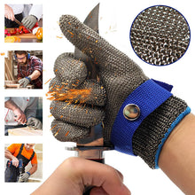 Ladda upp bild till gallerivisning, Stainless Steel Mesh Metal Labor Protection Gloves